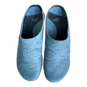 Dansko Glenna Textured Leather Mule Clogs